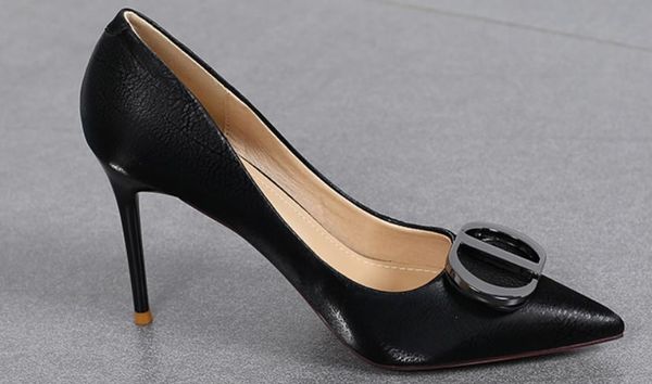 2020 women's shoes in spring and autumn with new style high heel fine heel pointed end@b085, Black
2020 women's shoes in spring and autumn with new style high heel fine heel pointed end@b085, Black