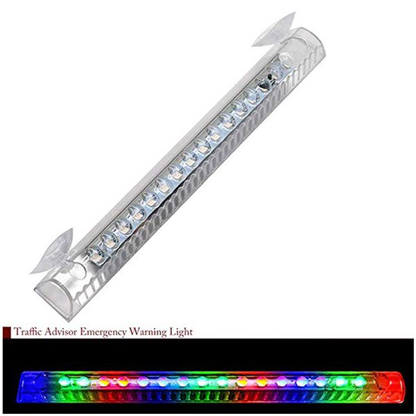 car traffic advisor emergency warning light bar 14 led wireless solar light suck on car rear window multi-functional lamp db034
car traffic advisor emergency warning light bar 14 led wireless solar light suck on car rear window multi-functional lamp db034