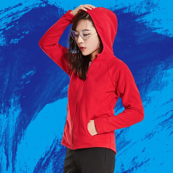 women outdoor sport warm thick loose fleece coat spring autumn camping hiking climbing thermal windproof breathable hoody jacket, Blue;black
women outdoor sport warm thick loose fleece coat spring autumn camping hiking climbing thermal windproof breathable hoody jacket, Blue;black