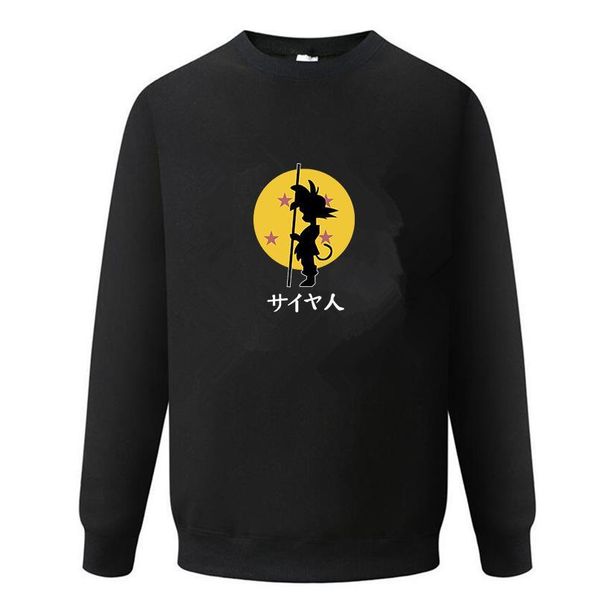 new 2020 autumn winter japanese anime dragon ball sun wukong round neck casual hooded sweater male and female students plus velvet jacket, Black
new 2020 autumn winter japanese anime dragon ball sun wukong round neck casual hooded sweater male and female students plus velvet jacket, Black