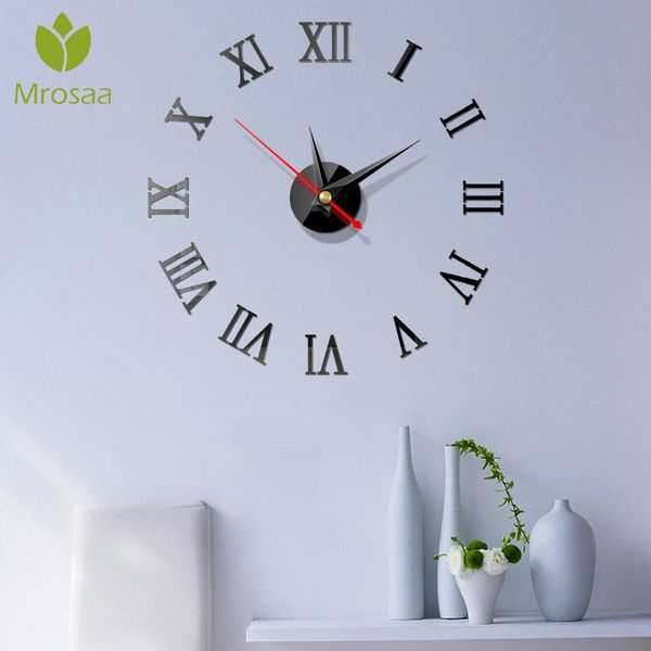 home decoration big roman mirror wall clock fashion modern design large quartz diy wall clock bedroom sticker watch
home decoration big roman mirror wall clock fashion modern design large quartz diy wall clock bedroom sticker watch