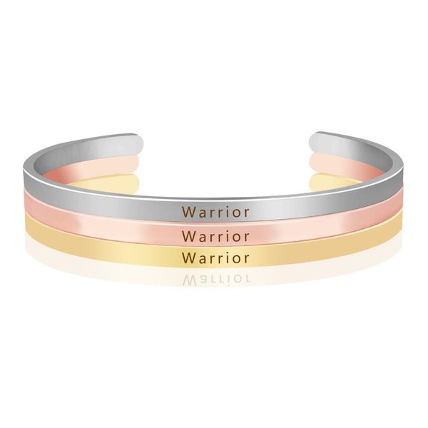 warrior inspirational quotes engraved mantra bracelet fashion chic hand stamped cuff bangles gift for women girl, Black
warrior inspirational quotes engraved mantra bracelet fashion chic hand stamped cuff bangles gift for women girl, Black
