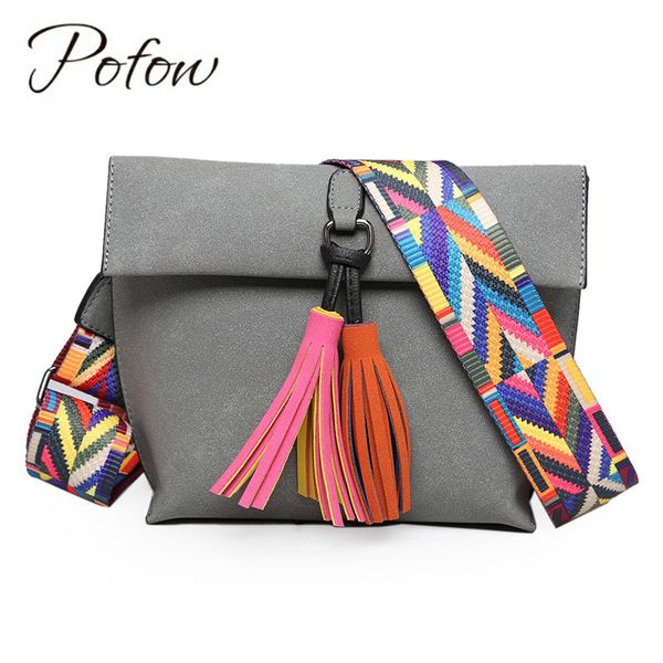 pofow women messenger bag tassel colorful strap crossbody bag for girls shoulder female small flap handbags
pofow women messenger bag tassel colorful strap crossbody bag for girls shoulder female small flap handbags