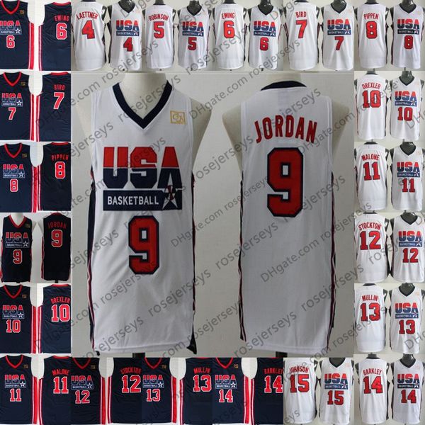 1992 team us basketball dream one jerseys 9 michael bird ewing pippen drexler malone stockton mullin barkley johnson larry patrick scottie, Black
1992 team us basketball dream one jerseys 9 michael bird ewing pippen drexler malone stockton mullin barkley johnson larry patrick scottie, Black