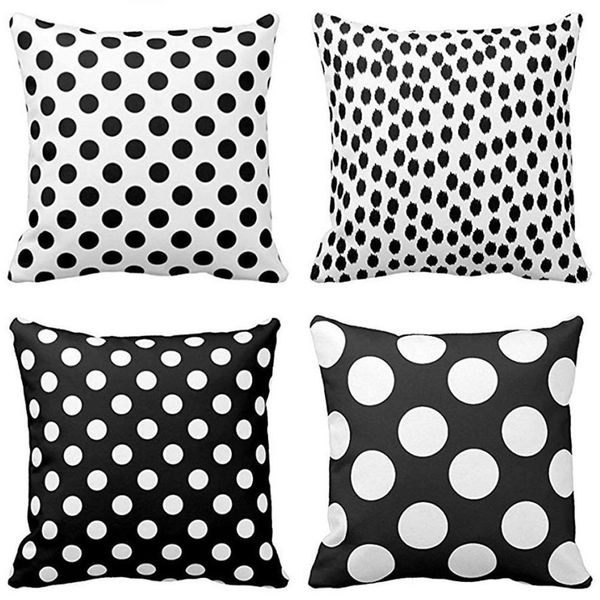 4pc super soft black white dots and scattered large pillo pillowcase fiber cushion sofa cushion cover home decoration l620
4pc super soft black white dots and scattered large pillo pillowcase fiber cushion sofa cushion cover home decoration l620