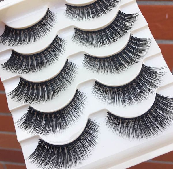5 pairs cross winged long false eyelashes natural messy rolled thick eyelash extension banquet makeup tools 3d fake eyelashes
5 pairs cross winged long false eyelashes natural messy rolled thick eyelash extension banquet makeup tools 3d fake eyelashes