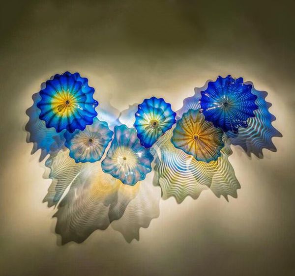 blue shade lamps modern hand made lighting decorative murano glass abstract wall art light
blue shade lamps modern hand made lighting decorative murano glass abstract wall art light