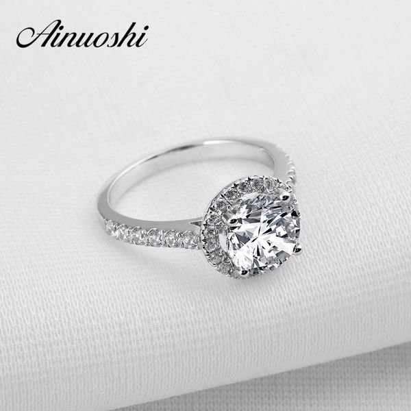 ainoushi 2 carat round cut сон halo кольцо для женщин 925 серебряных обручальных колец bijoux bagues anillos колец обручальных y200106, Slivery;golden
ainoushi 2 carat round cut сон halo кольцо для женщин 925 серебряных обручальных колец bijoux bagues anillos колец обручальных y200106, Slivery;golden