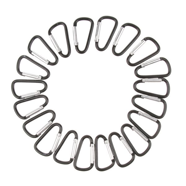 20x алюминиевый сплав карабин d-кольцо карабин клип портативный открытый 
20x алюминиевый сплав карабин d-кольцо карабин клип портативный открытый