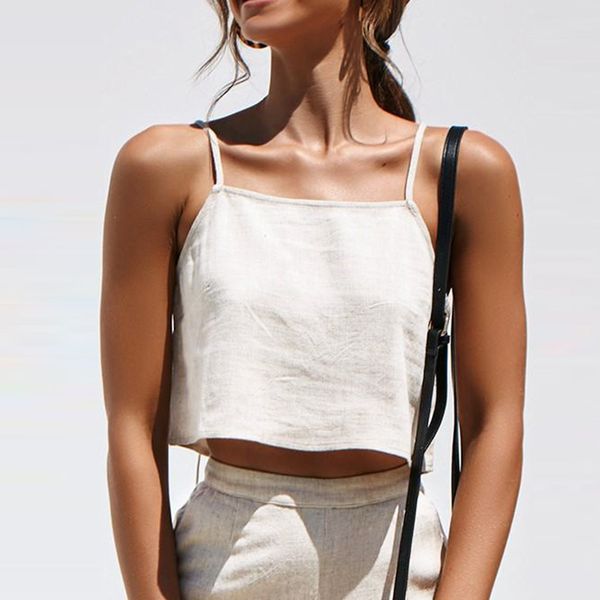 summer crop 2019 fashion women pure color zipper camisole vest easy clothes cropped female clothes femme, White
summer crop 2019 fashion women pure color zipper camisole vest easy clothes cropped female clothes femme, White