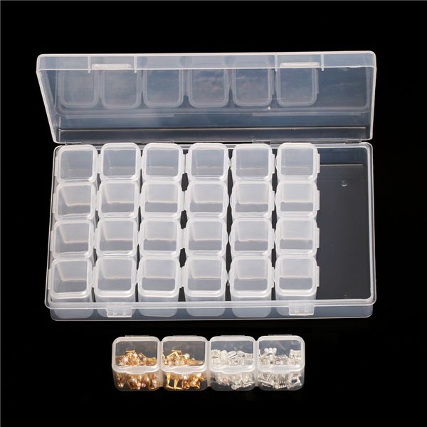 28 grid plastic empty storage box nail art accessories tools nail stones display storage box case strass beads deco contaniers, Red;pink
28 grid plastic empty storage box nail art accessories tools nail stones display storage box case strass beads deco contaniers, Red;pink