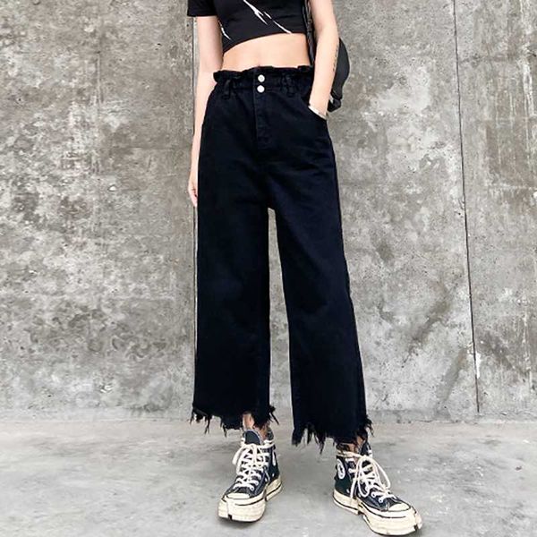 seebeautiful new fashion 2020 spring summer elastic high waist irregular loose denim pants wide leg trousers jeans female w795, Blue
seebeautiful new fashion 2020 spring summer elastic high waist irregular loose denim pants wide leg trousers jeans female w795, Blue