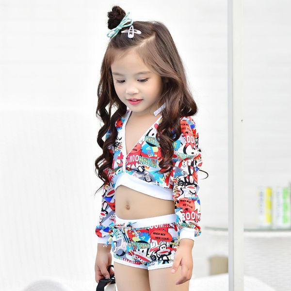 children's girl's three-piece set cartoon bikini pattern sweet swimsuit hipster split swimsuit bikini, White;black
children's girl's three-piece set cartoon bikini pattern sweet swimsuit hipster split swimsuit bikini, White;black