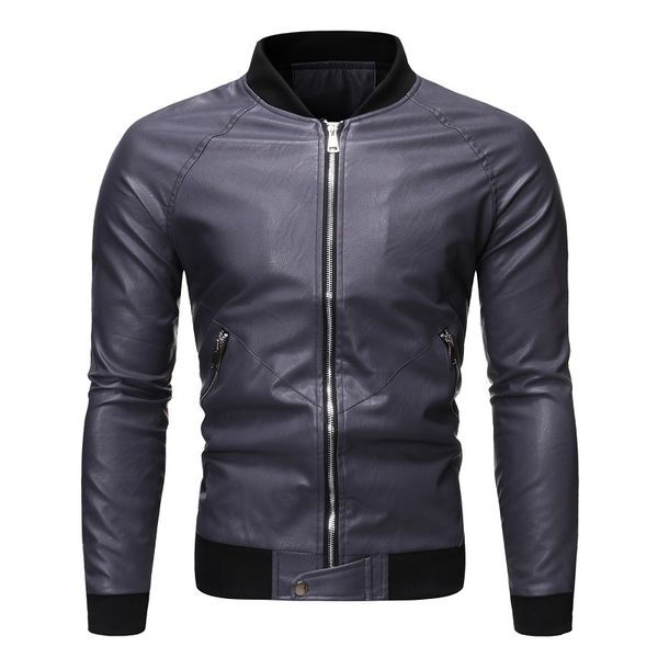 2020 spring autumn men's leather coat slim fit leather jackets fashion casual outwear for man jacket, Black
2020 spring autumn men's leather coat slim fit leather jackets fashion casual outwear for man jacket, Black