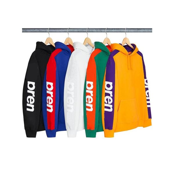 18ss box logo week5 sideline hooded sweatshirt men women letter printed couple outfit fashion casual street outwear solid hoodies, Black
18ss box logo week5 sideline hooded sweatshirt men women letter printed couple outfit fashion casual street outwear solid hoodies, Black