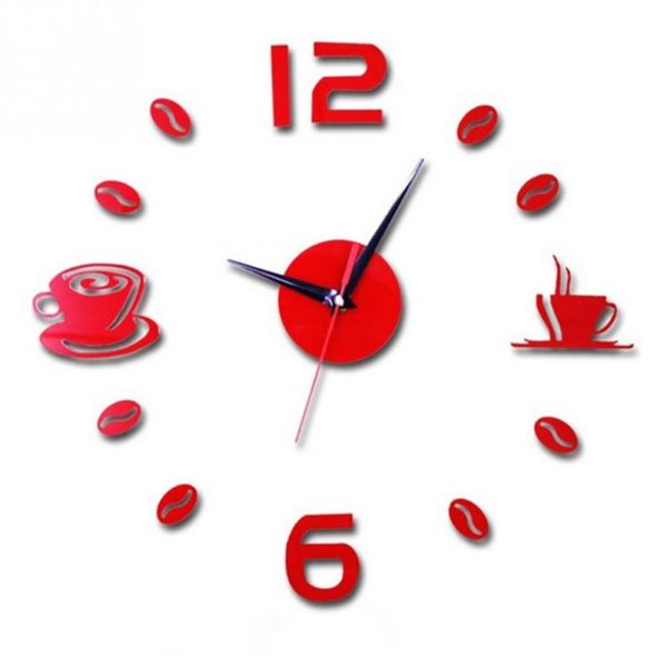 3d diy clock coffee cups kitchen wall art mirror clock modern design home decoration decor wall sticker for living room
3d diy clock coffee cups kitchen wall art mirror clock modern design home decoration decor wall sticker for living room