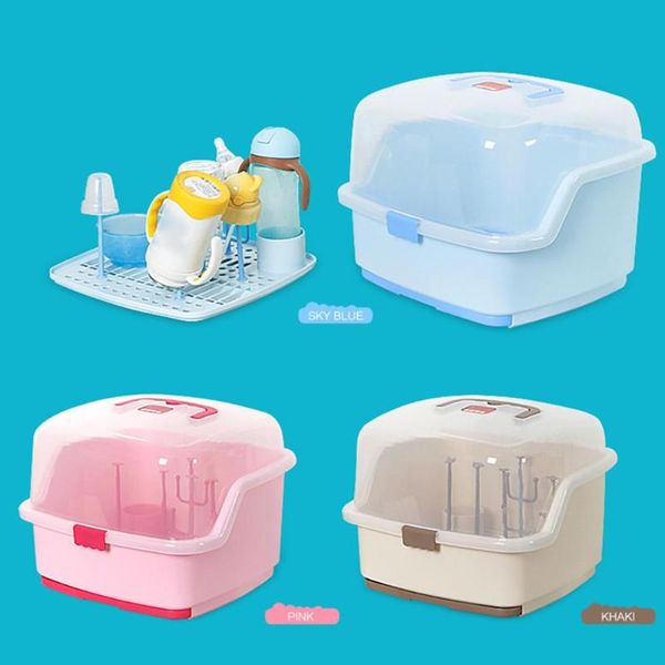 portable baby bottles storage box drying rack plastic tableware dry case kid travel feeding multi-functional storage box
portable baby bottles storage box drying rack plastic tableware dry case kid travel feeding multi-functional storage box