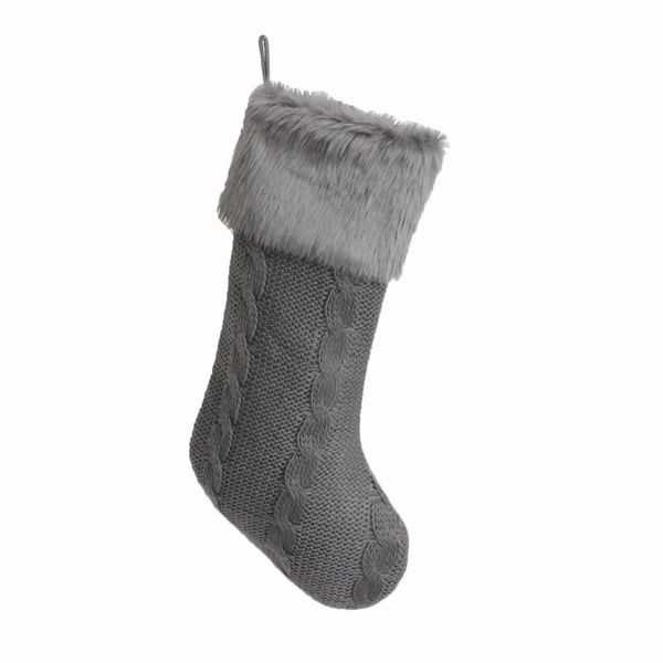 christmas gifts socks/christmas decoration/grey knitting with faux fur cuff christmas stockings p4643-grey
christmas gifts socks/christmas decoration/grey knitting with faux fur cuff christmas stockings p4643-grey