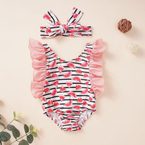 pudcoco newborn baby girl clothes watermelon print striped sleeveless ruffle swimsuit swimwear swimming bathing headband 2pcs, White
pudcoco newborn baby girl clothes watermelon print striped sleeveless ruffle swimsuit swimwear swimming bathing headband 2pcs, White