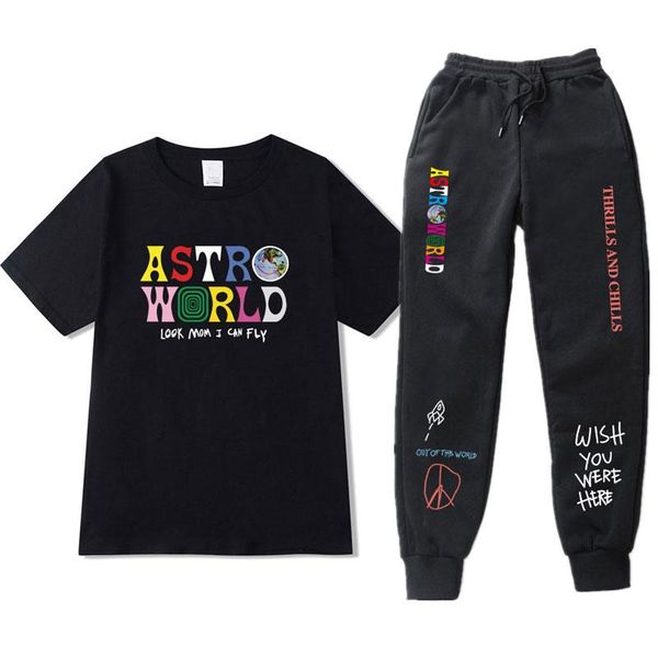 men 2 piece set travis scott astroworld t shirt suit casual streetwear tracksuit men tshirt pantalon homme sets, Gray
men 2 piece set travis scott astroworld t shirt suit casual streetwear tracksuit men tshirt pantalon homme sets, Gray