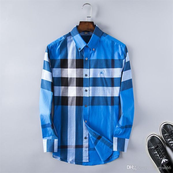 2019 selling camisa masculina casual plaid shirt men spring summer cotton slim long sleeve men shirts loose big size camisa s-3xl d017, White;black
2019 selling camisa masculina casual plaid shirt men spring summer cotton slim long sleeve men shirts loose big size camisa s-3xl d017, White;black