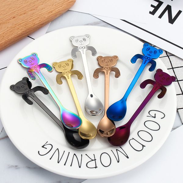lovely mini spoons bear spoons for coffee 304 stainless steel gold spoons dessert tableware on promotion
lovely mini spoons bear spoons for coffee 304 stainless steel gold spoons dessert tableware on promotion