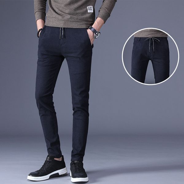 mrmt 2019 brand autumn and winter new men's trousers slim body elastic trousers pants for male youth casual long, Black
mrmt 2019 brand autumn and winter new men's trousers slim body elastic trousers pants for male youth casual long, Black