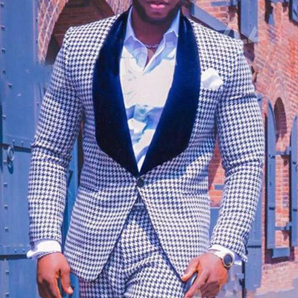 brand new one button houndstooth groom tuxedos shawl lapel men suits wedding/prom/dinner man blazer (jacket+pants+tie) w322, Black;gray
brand new one button houndstooth groom tuxedos shawl lapel men suits wedding/prom/dinner man blazer (jacket+pants+tie) w322, Black;gray