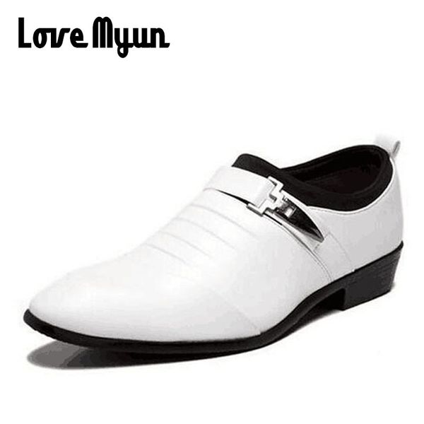 men pu leather shoes white dress shoes black business pointed toe flats casual oxfords silp on size 38-44 ab-09
men pu leather shoes white dress shoes black business pointed toe flats casual oxfords silp on size 38-44 ab-09