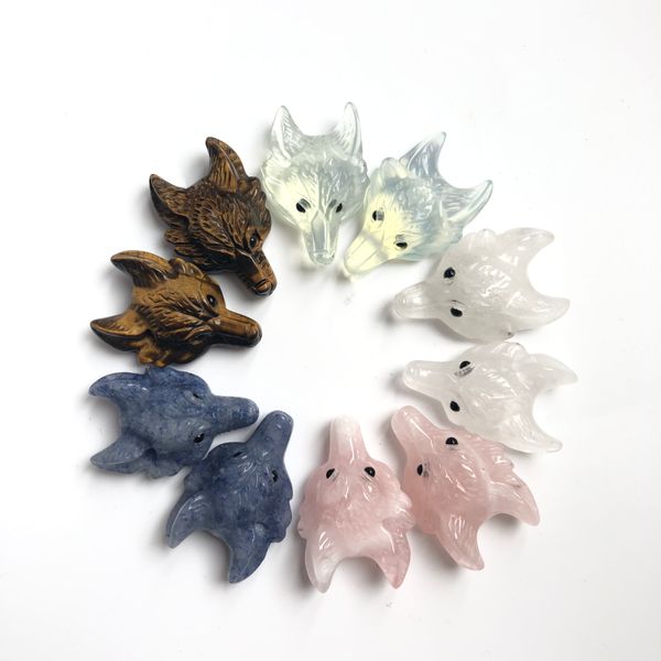 natural tiger eye stone opal rose quartz clear quartz blue aventurine wolf head hand carved pendant for gift & decorative fyy
natural tiger eye stone opal rose quartz clear quartz blue aventurine wolf head hand carved pendant for gift & decorative fyy