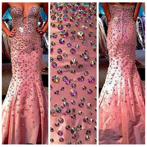 2019 sweetheart slim mermaid prom dresses beaded crystal custom vestidos de soiree retro special occasion party gowns custom, Black
2019 sweetheart slim mermaid prom dresses beaded crystal custom vestidos de soiree retro special occasion party gowns custom, Black