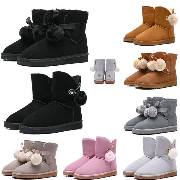 classic women winter boots australia snow boots tall bailey bowknot girl winter desinger keep warm des chaussures size 36-41, Black
classic women winter boots australia snow boots tall bailey bowknot girl winter desinger keep warm des chaussures size 36-41, Black