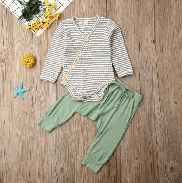 infant toddler baby boy girl kids stripe romper long sleeve v neck rompers body suit and pants outfits, White
infant toddler baby boy girl kids stripe romper long sleeve v neck rompers body suit and pants outfits, White
