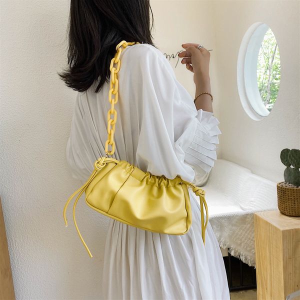 fashion chic shoulder bags female chain bag women soft pu leather bag handbag pillow bags ruched pouch office
fashion chic shoulder bags female chain bag women soft pu leather bag handbag pillow bags ruched pouch office