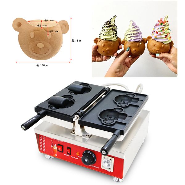 2pcs ice cream bear taiyaki baker 110v 220v cartoon animal cute bear shape waffle maker machine iron baker pan
2pcs ice cream bear taiyaki baker 110v 220v cartoon animal cute bear shape waffle maker machine iron baker pan