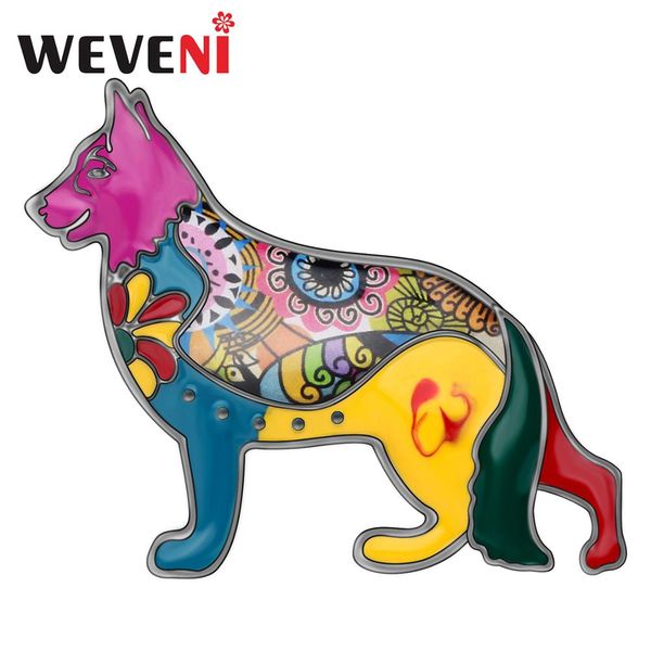 weveni alloy enamel floral german shepherd dog brooches pin clothes scarf animal decorations jewelry for women girls charms gift, Gray
weveni alloy enamel floral german shepherd dog brooches pin clothes scarf animal decorations jewelry for women girls charms gift, Gray