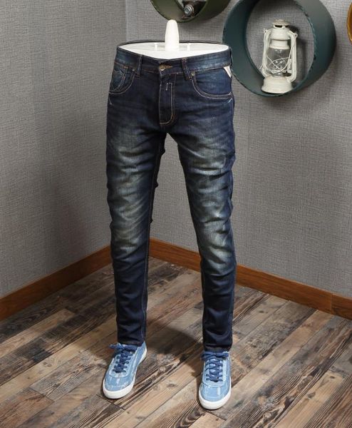 bh03287 fashion men's jeans 2020 runway european design party style men's clothing, Blue
bh03287 fashion men's jeans 2020 runway european design party style men's clothing, Blue