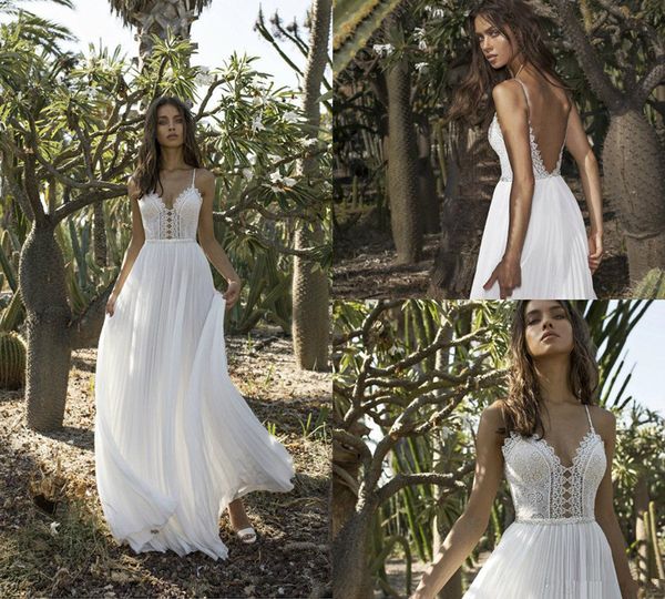 длина sexy backless шнурка boho свадебные платья шифон спагетти аппликация этаж платье de novia страна bridal платье плюс размер свадебные 4, White
длина sexy backless шнурка boho свадебные платья шифон спагетти аппликация этаж платье de novia страна bridal платье плюс размер свадебные 4, White