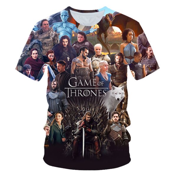 2019 t-shirt game of thrones tshirt night king & dragon men's tshirt 3d print t shirt summer hip hop short sleeve dracarys q1081, White;black
2019 t-shirt game of thrones tshirt night king & dragon men's tshirt 3d print t shirt summer hip hop short sleeve dracarys q1081, White;black
