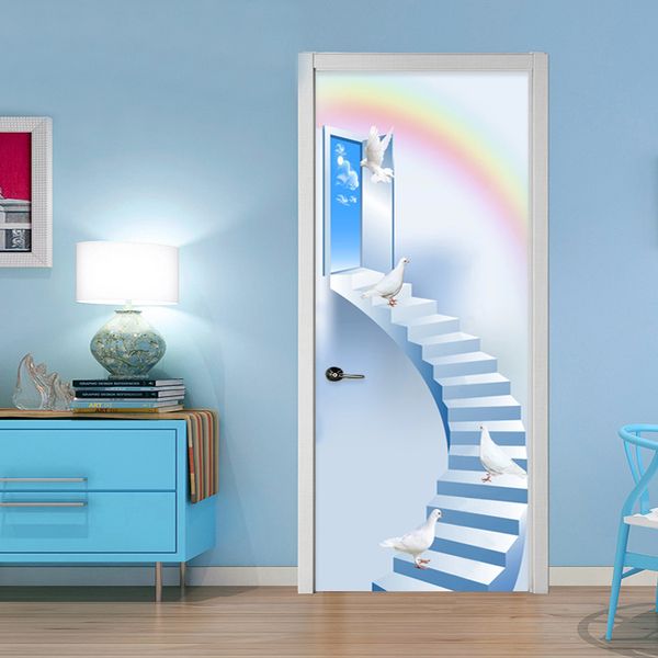 home decor стикер двери 3d лестница pigeon радуги mural wallpaper гостиной kid спальня дверь плакат самоклеющаяся водонепроницаемая
home decor стикер двери 3d лестница pigeon радуги mural wallpaper гостиной kid спальня дверь плакат самоклеющаяся водонепроницаемая