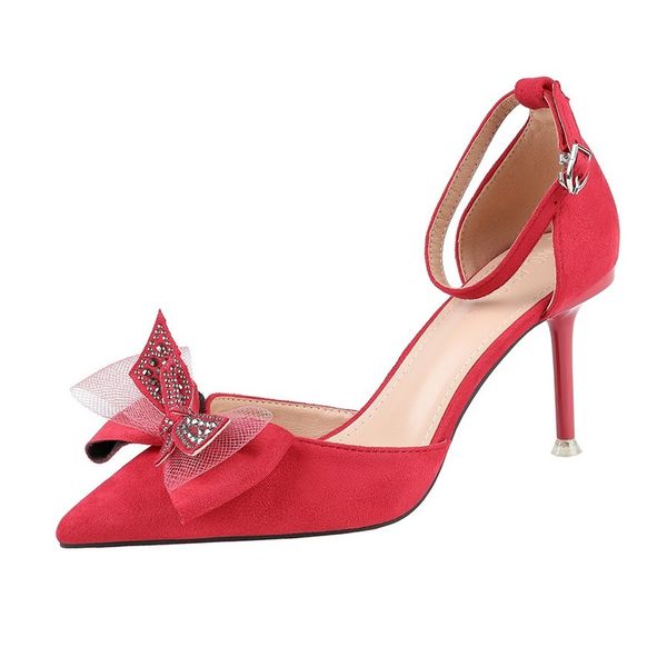 summer pointed shallow mouth high-heeled shoes bow tie rhinestone sandals with a thin heel women's shoes lsj-6719-1, Black
summer pointed shallow mouth high-heeled shoes bow tie rhinestone sandals with a thin heel women's shoes lsj-6719-1, Black
