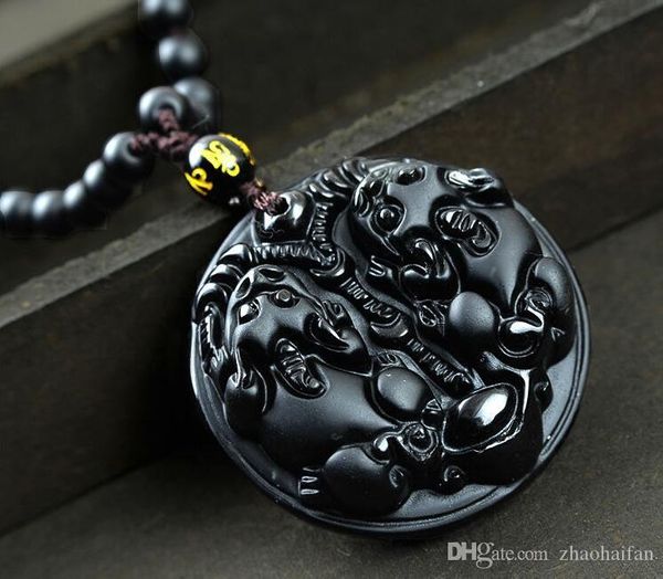 zhf jewelry new natural obsidian necklace fashion mythical wild animal black pendant for women & men vintage fine jade jewelry, Silver
zhf jewelry new natural obsidian necklace fashion mythical wild animal black pendant for women & men vintage fine jade jewelry, Silver