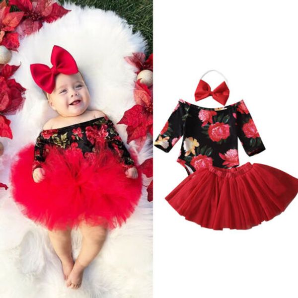 3pcs newborn baby girl clothes sets 3pcs floral print romper jumpsuit+tutu skirt+headband outfit set, White
3pcs newborn baby girl clothes sets 3pcs floral print romper jumpsuit+tutu skirt+headband outfit set, White