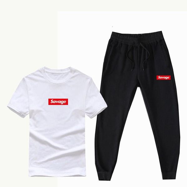 new summer men's t-shirt set cotton print joggers pants+short sleeve t-shirt tracksuit male fitness jogging homme sweatpants, Gray
new summer men's t-shirt set cotton print joggers pants+short sleeve t-shirt tracksuit male fitness jogging homme sweatpants, Gray