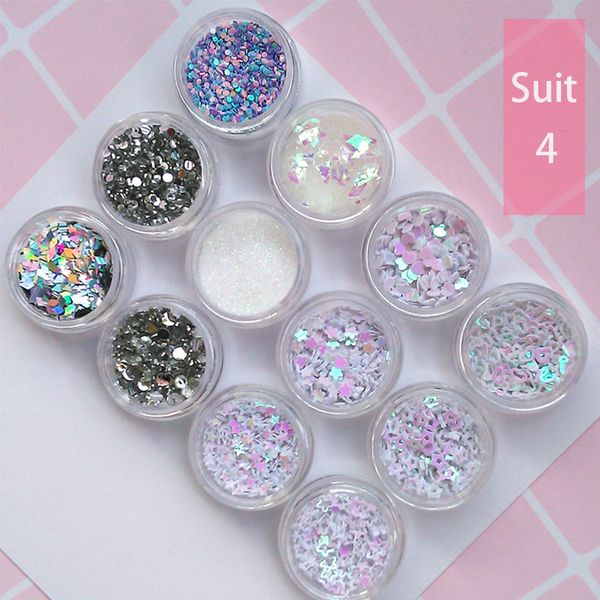 12шт / комплект nail art glitter powder diy блестки полировка хлопья блестки украшения mixed сердце star dot сверкающих аксессуары, Silver;gold
12шт / комплект nail art glitter powder diy блестки полировка хлопья блестки украшения mixed сердце star dot сверкающих аксессуары, Silver;gold