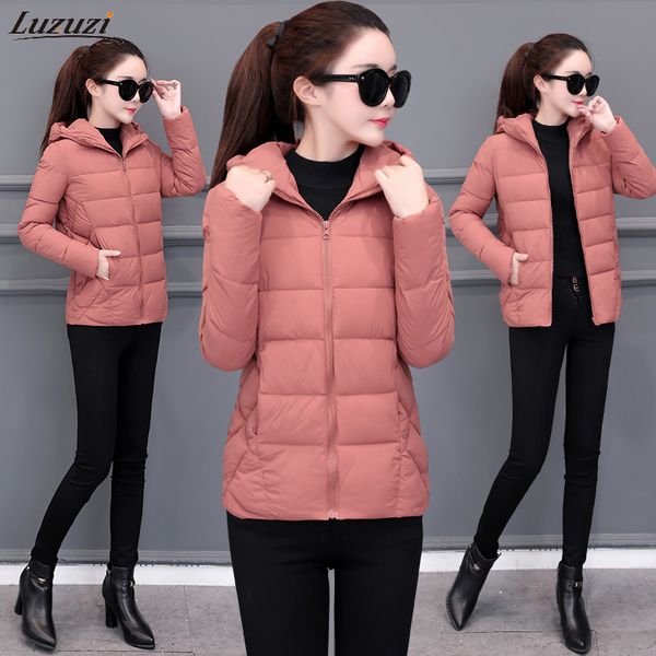 luzuzi 2019 winter women hooded warm coat plus size solid color cotton padded jacket female short parka womens wadded warm coat, Tan;black
luzuzi 2019 winter women hooded warm coat plus size solid color cotton padded jacket female short parka womens wadded warm coat, Tan;black