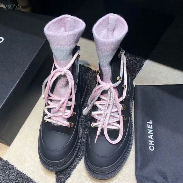 fall / winter 19 new high-end short boots women's fashion wool knitted wool low heel ankle boots lace up handsome, Black
fall / winter 19 new high-end short boots women's fashion wool knitted wool low heel ankle boots lace up handsome, Black