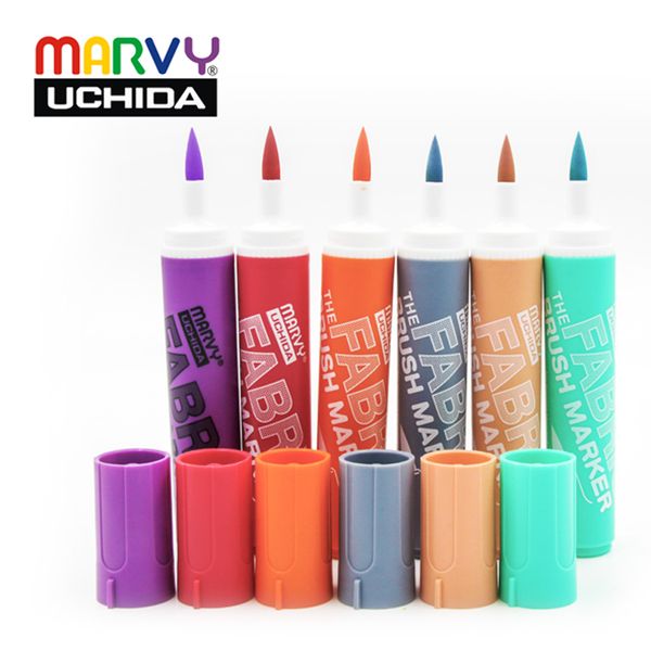 gift sets marvy markers pen 722 6pcs/set graffiti fabric brush water resistant clothing marker textile coloring creative pens
gift sets marvy markers pen 722 6pcs/set graffiti fabric brush water resistant clothing marker textile coloring creative pens