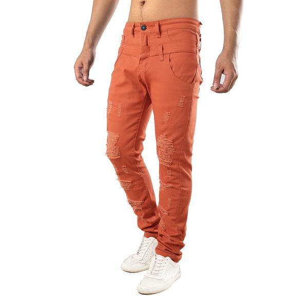 brand clothing men's slim hole ripped jeans /minimalist denim pants men denim pants elastic jeans orange, Blue
brand clothing men's slim hole ripped jeans /minimalist denim pants men denim pants elastic jeans orange, Blue