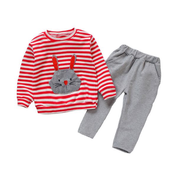 весна осень детская одежда костюм baby boy девушка мультфильм stripes t-shirt pants 2pcs / набор хлопка малыша одежда детские костюмы, White
весна осень детская одежда костюм baby boy девушка мультфильм stripes t-shirt pants 2pcs / набор хлопка малыша одежда детские костюмы, White